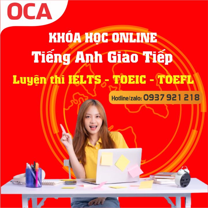 Khoá học tiếng Anh Online Oca