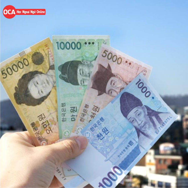 Từ vựng liên quan đến tiền trong tiếng Hàn